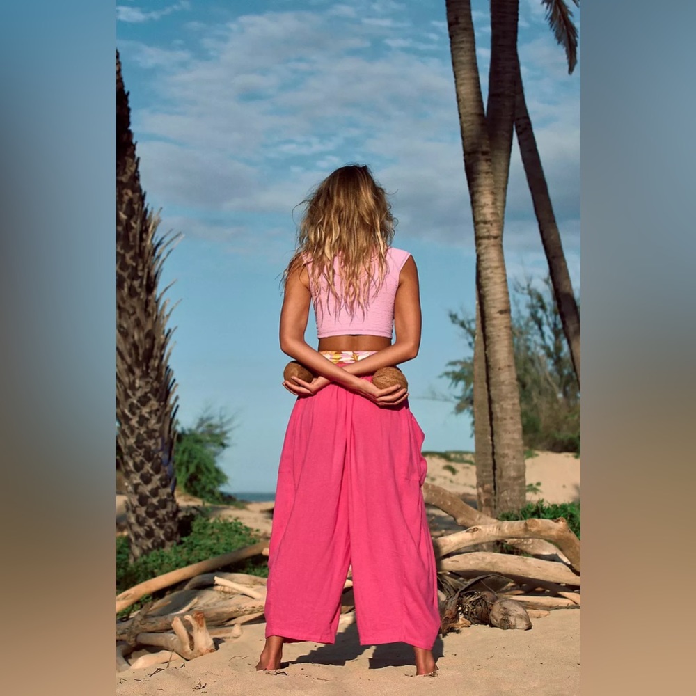 Free People Quinn Pants in Pink Size Small BRAND NEW WITH TAGS!